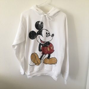 White Mickey Mouse Disney Sweatshirt